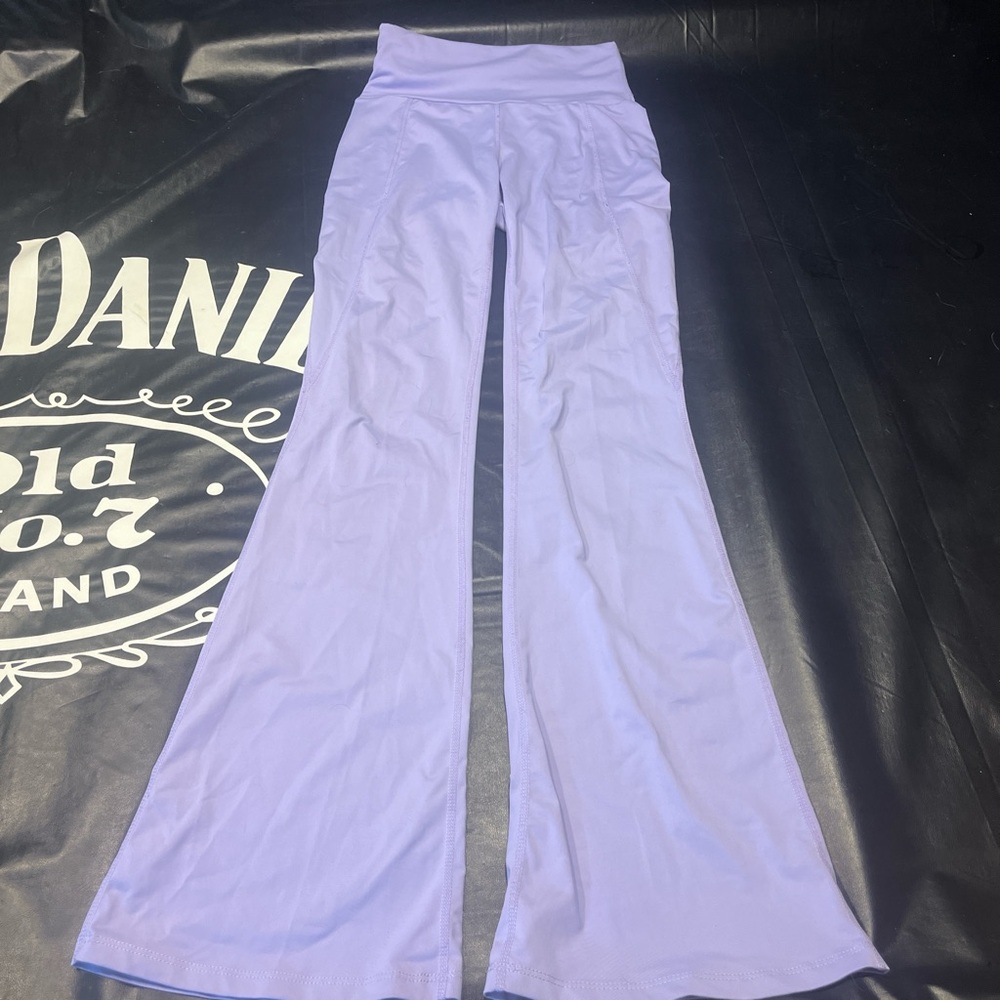 Lavender Flared leggins Pants